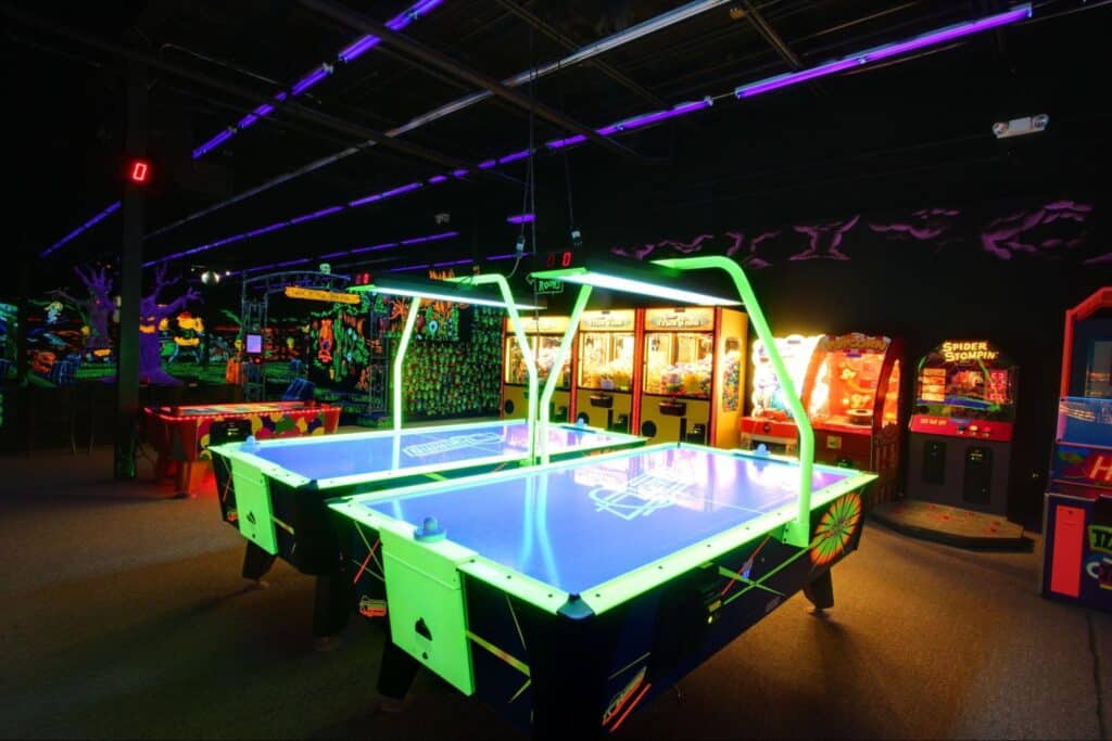 Gastonia Arcade 11 Air hockey tables at monster mini golf gastonia.