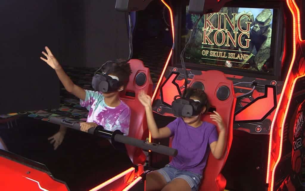 Attractions 6 Virtual reality set up at monster mini golf