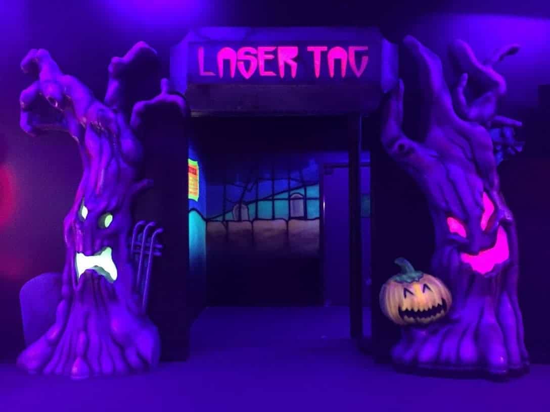 Attractions 3 Laser tag entrance at monster mini golf